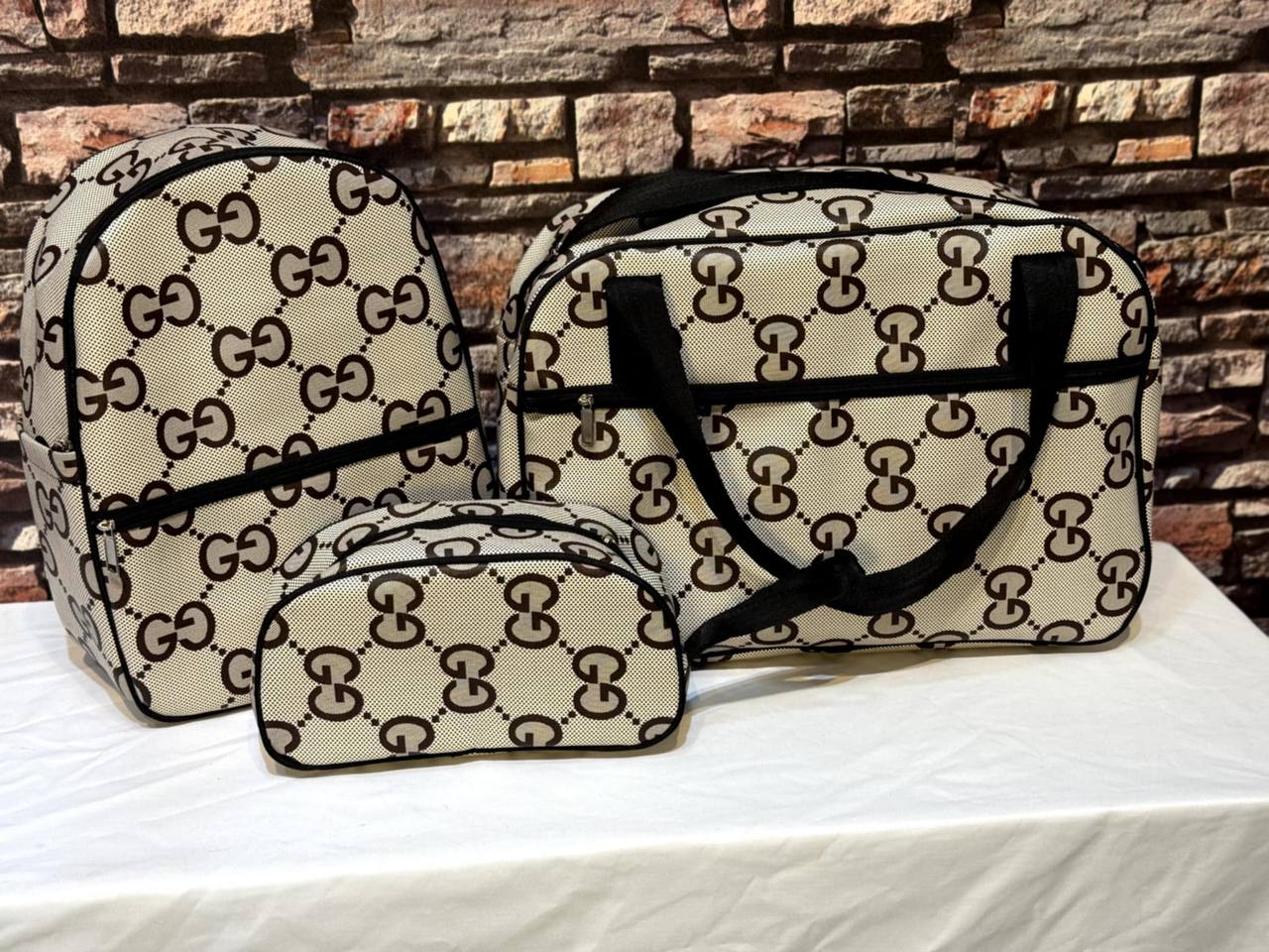 Pack 3X1 pour homme : Sac de voyage (caba) + Sac à dos + Sacoche