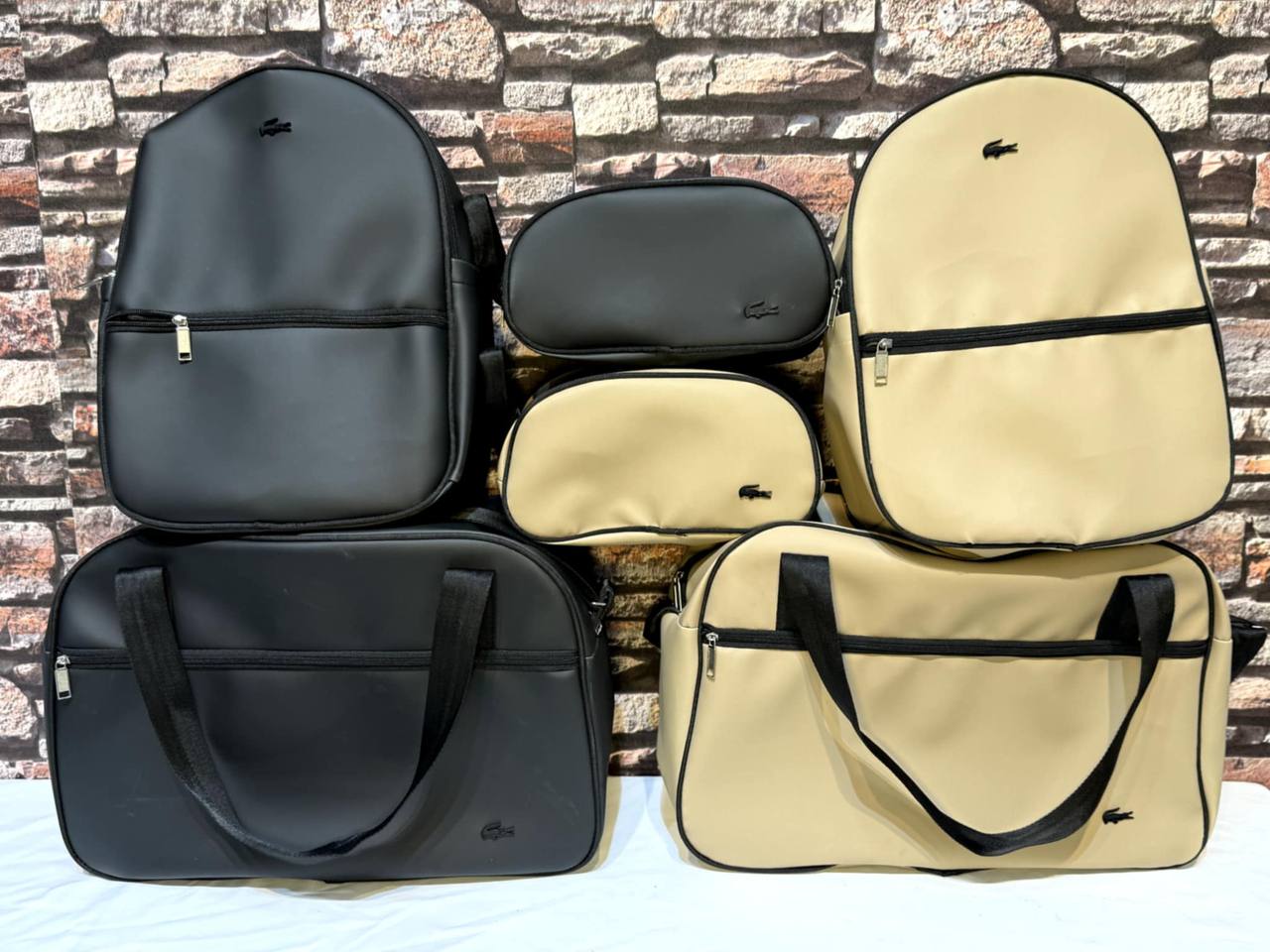 Pack 3X1 pour homme : Sac de voyage (caba) + Sac à dos + Sacoche