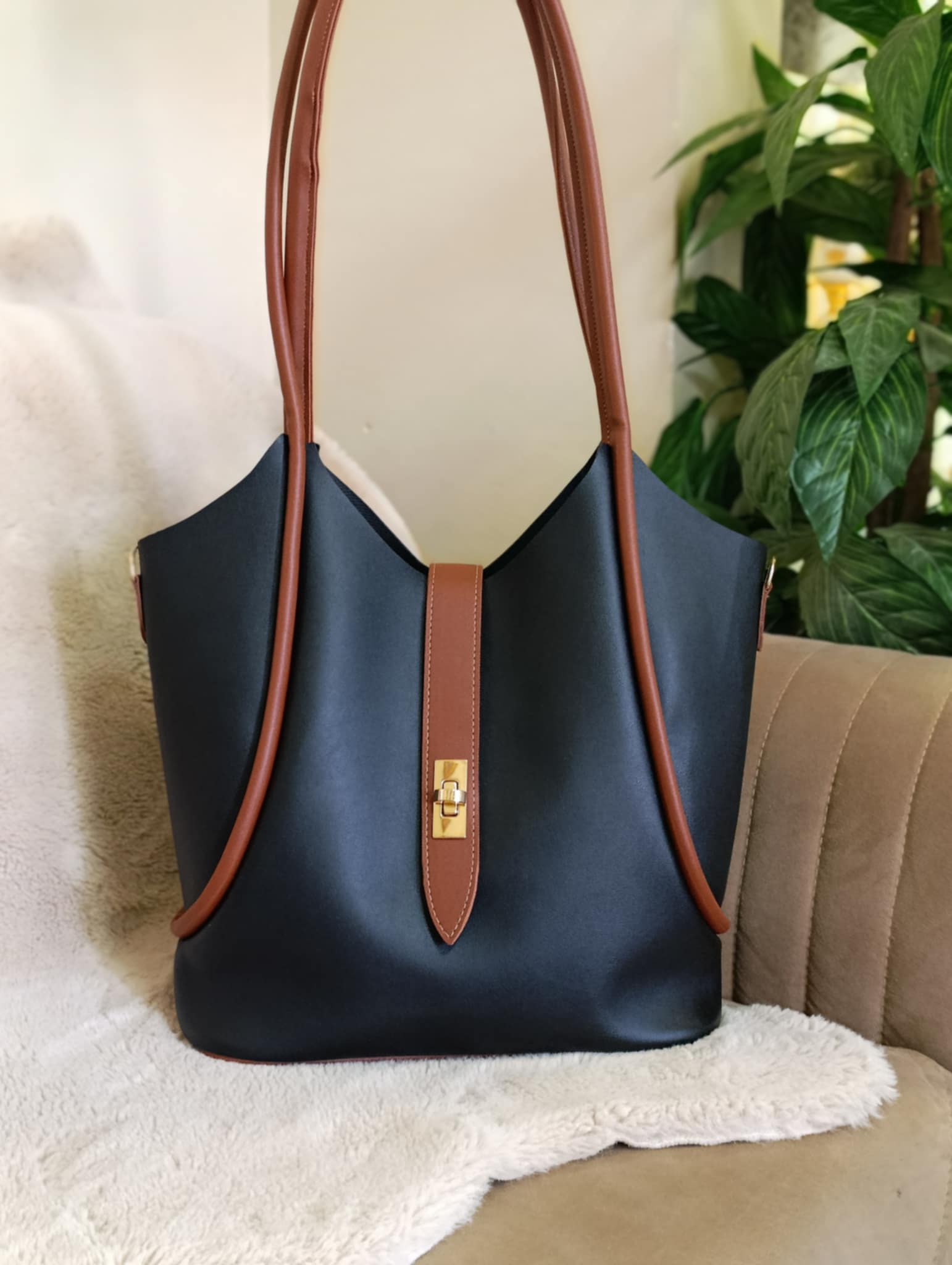 طقم الحقائب المزدوجة 2 في 1